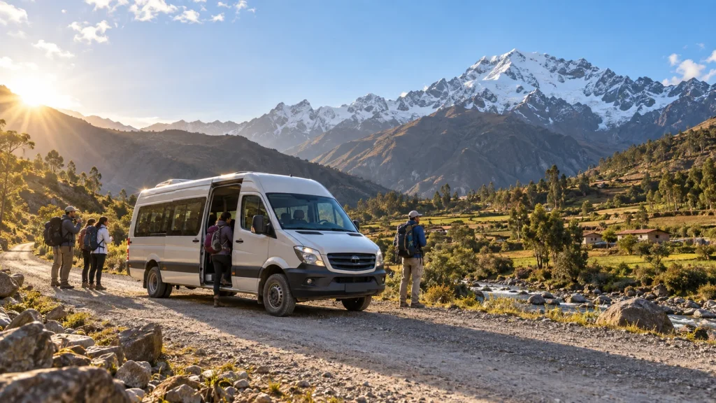Bus de Cusco a Challacancha para el Salkantay Trek